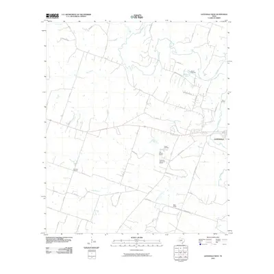 2010 Map of Gatesville West, 2010 Print