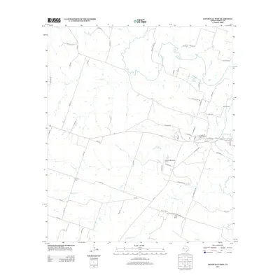 2012 Map of Gatesville West, 2012 Print