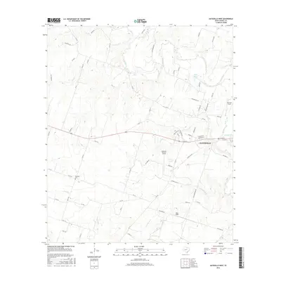 2016 Map of Gatesville West, 2016 Print