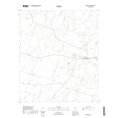 2019 Map of Gatesville West, 2019 Print