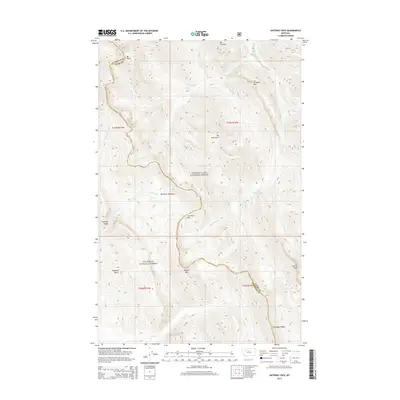 2014 Map of Gateway Pass, 2014 Print