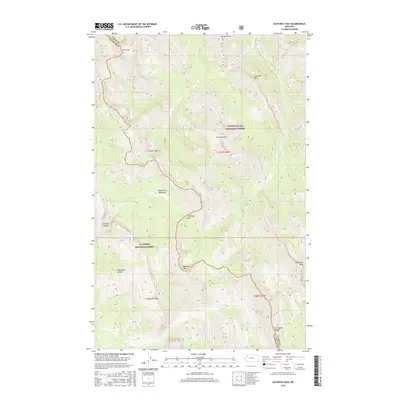 2017 Map of Gateway Pass, 2017 Print