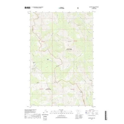 2020 Map of Gateway Pass, 2020 Print
