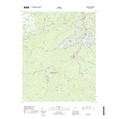 2019 Map of Gatlinburg, 2019 Print