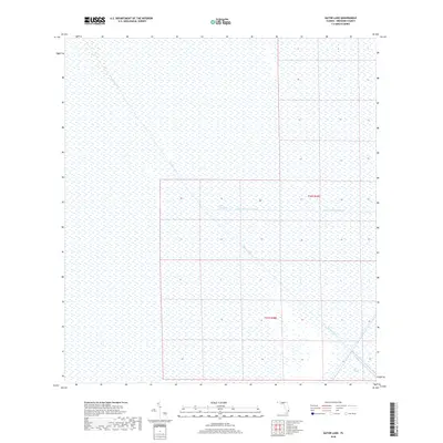 2018 Map of Gator Lake, 2018 Print