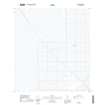 2021 Map of Gator Lake, 2021 Print