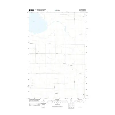 2013 Map of Gatzke, 2013 Print