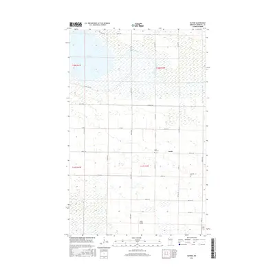 2016 Map of Gatzke, 2016 Print