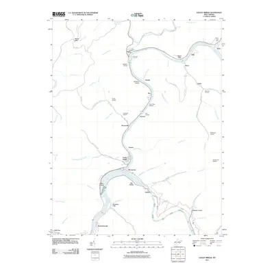 2011 Map of Gauley Bridge, 2011 Print