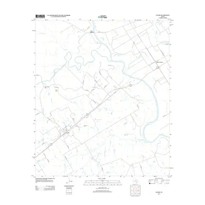 2013 Map of Gause, 2013 Print