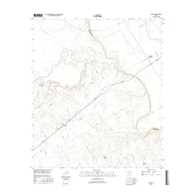 2016 Map of Gause, 2016 Print