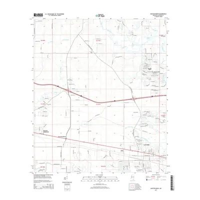 2015 Map of Gautier North, 2015 Print