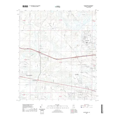 2020 Map of Gautier North, 2020 Print