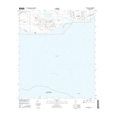 2015 Map of Gautier South, 2015 Print
