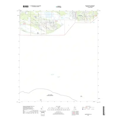 2018 Map of Gautier South, 2018 Print