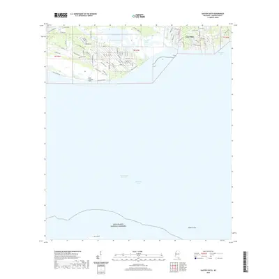2020 Map of Gautier South, 2020 Print