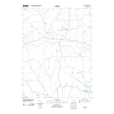 2010 Map of Gavers, 2010 Print