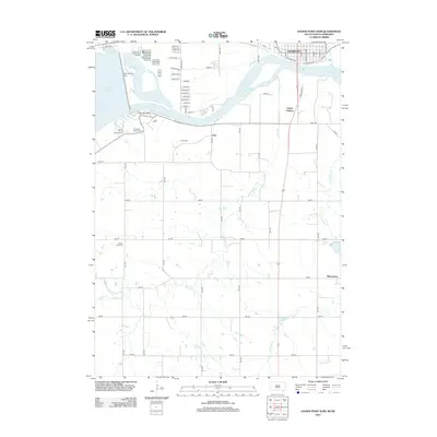 2012 Map of Gavins Point Dam, 2012 Print