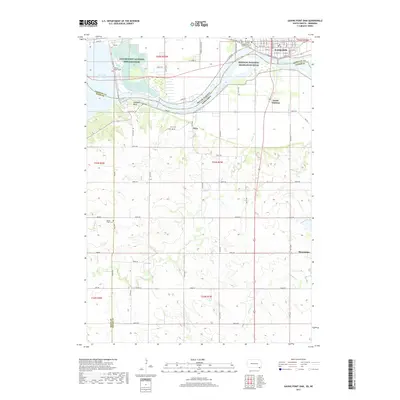 2017 Map of Gavins Point Dam, 2017 Print