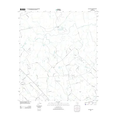 2013 Map of Gay Hill, 2013 Print