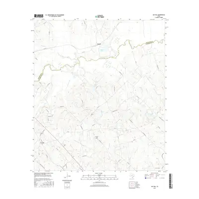 2016 Map of Gay Hill, 2016 Print