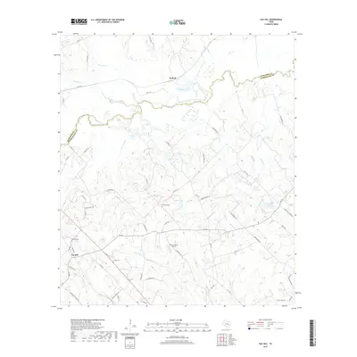 2019 Map of Gay Hill, 2019 Print