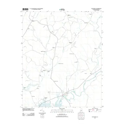 2011 Map of Gaylesville, 2011 Print