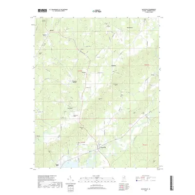 2018 Map of Gaylesville, 2018 Print