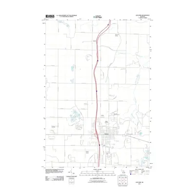 2011 Map of Gaylord, 2011 Print