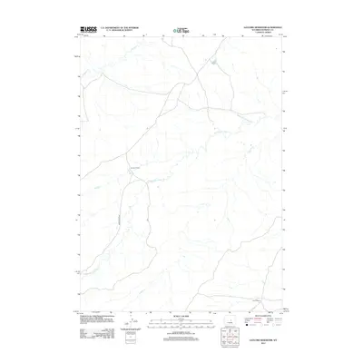 2012 Map of Gaylord Reservoir, 2012 Print