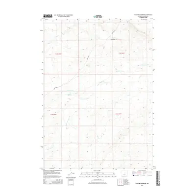 2015 Map of Gaylord Reservoir, 2015 Print