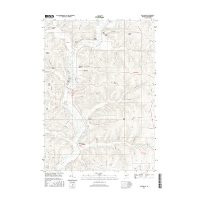 2016 Map of Gays Mills, 2016 Print