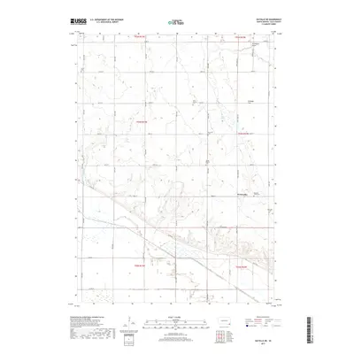 2017 Map of Gayville NE, 2017 Print