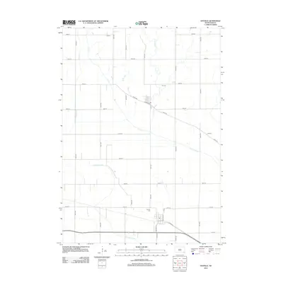2012 Map of Gayville, 2012 Print
