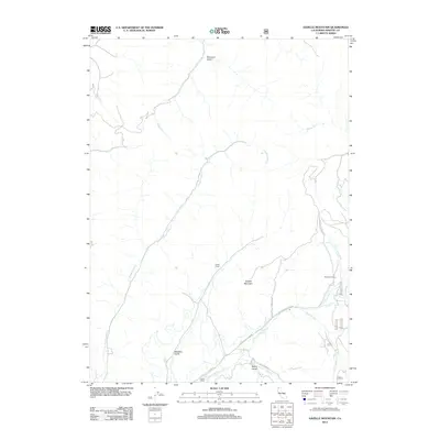 2012 Map of Gazelle Mountain, 2012 Print