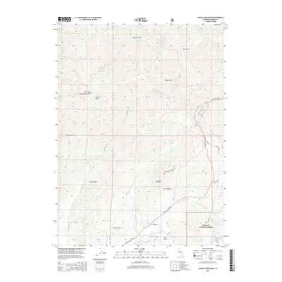 2015 Map of Gazelle Mountain, 2015 Print