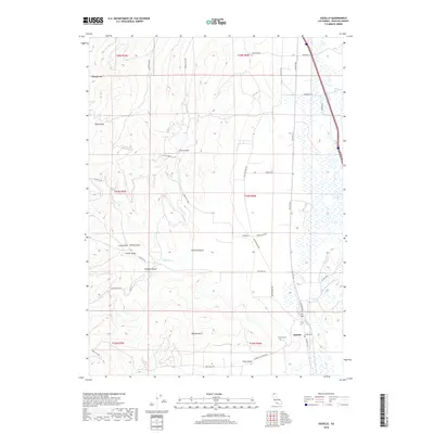 2018 Map of Gazelle, 2018 Print