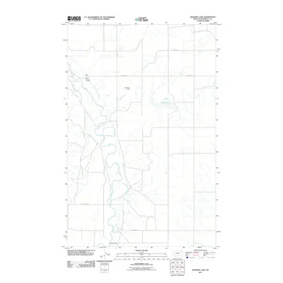 2011 Map of Geddart Lake, 2011 Print