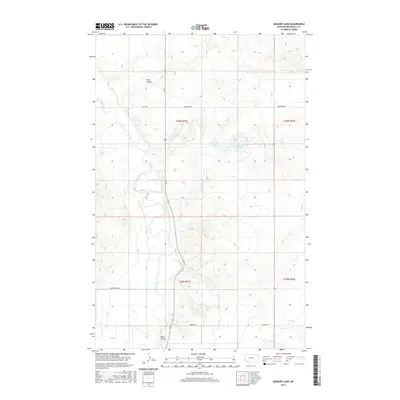 2017 Map of Geddart Lake, 2017 Print