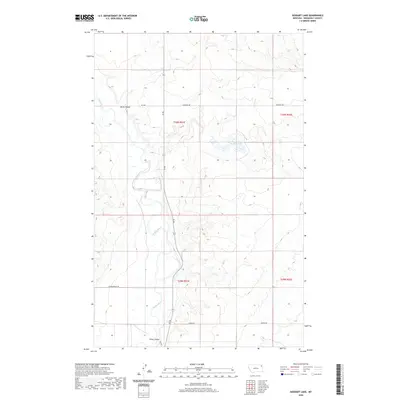 2020 Map of Geddart Lake, 2020 Print
