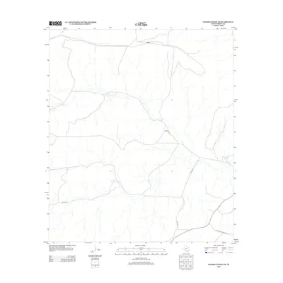 2012 Map of Geddis Canyon NW, 2012 Print