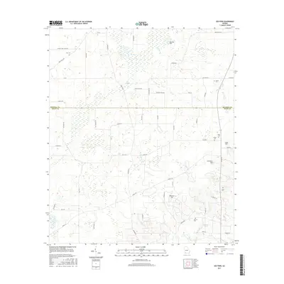 2017 Map of Gee Pond, 2017 Print