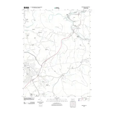 2010 Map of Geistown, 2010 Print