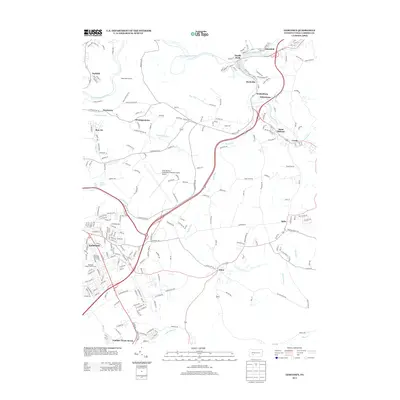 2013 Map of Geistown, 2013 Print