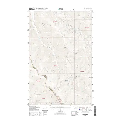 2014 Map of Gem Peak, 2014 Print