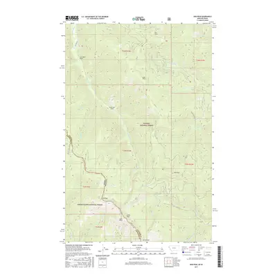 2017 Map of Gem Peak, 2017 Print