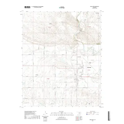 2018 Map of Gene Autry, 2018 Print