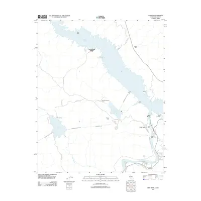 2012 Map of Gene Wash, 2012 Print