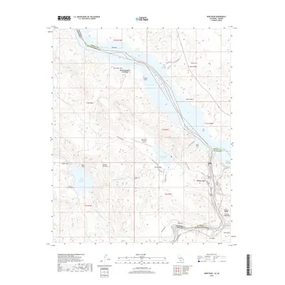 2018 Map of Gene Wash, 2018 Print