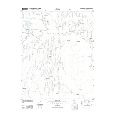 2012 Map of General Grant Grove, 2012 Print
